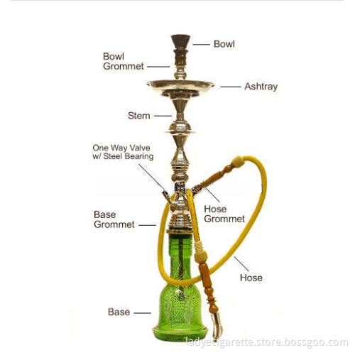 2015 HOTTEST COLORFUL GLASS E SHISHA HOOKAH ELECTRONIC